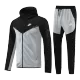 Customize Black Hoodie Jacket Training Kit 2022 Adults - acejersey
