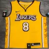 Men's Los Angeles Lakers Kobe Bryant #8 Yellow Swingman Jersey 2019 - City Edition - acejersey