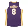 Men's Los Angeles Lakers Kobe Bryant #8 Purple Hardwood Classics Jersey 00-01 - acejersey