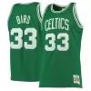 Men's Boston Celtics Larry Bird #33 Green Hardwood Classics Swingman Jersey 85-86 - acejersey