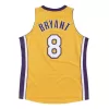 Men's Los Angeles Lakers Kobe Bryant #8 Yellow Hardwood Classics Jersey 1999/00 - acejersey