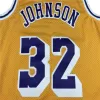 Men's Los Angeles Lakers Magic Johnson #32 Yellow Hardwood Classics Jersey 1984/85 - acejersey