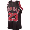 Men's Chicago Bulls Michael Jordan #23 Black&Red Hardwood Classics Jersey 95-96 - acejersey