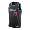 Men's Miami Heat Bam Adebayo #13 Black Swingman Jersey 2019/20 - City Edition - acejersey