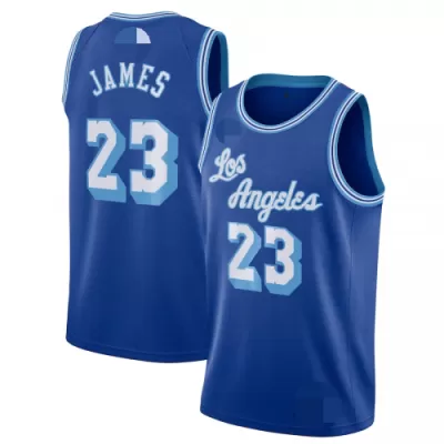 Men's Los Angeles Lakers LeBron James #23 Blue 2020/21 Swingman Jersey - acejersey