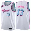 Men's Miami Heat Adebayo #13 White Swingman Jersey 2019/20 - City Edition - acejersey