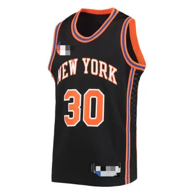 Men's New York Knicks Julius Randle #30 Black Swingman Jersey 2021/22 - City Edition - acejersey