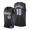 Men's Brooklyn Nets Ben Simmons #10 Black 2020/21 Swingman Player Jersey - Earned Edition - acejersey