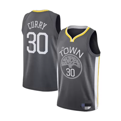 Men's Golden State Warriors Curry #30 Black Swingman Jersey - Statement Edition - acejersey