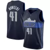 Men's Dallas Mavericks Nowitzki #41 Blue Swingman Jersey - acejersey