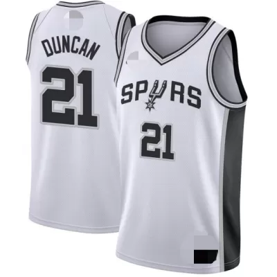 Men's San Antonio Spurs Tim Duncan #21 White Swingman Jersey 2020/21 - Association Edition - acejersey