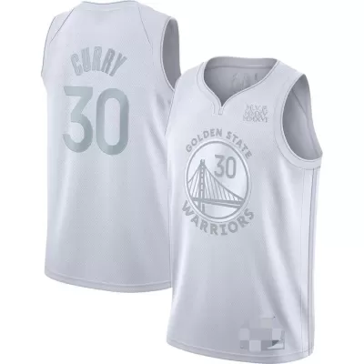 Golden State Warriors Stephen Curry #30 White MVP Swingman Jersey - acejersey