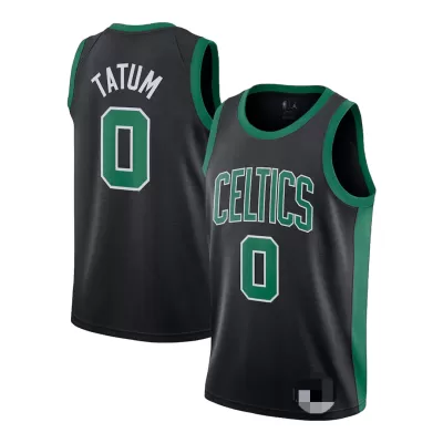 Men's Boston Celtics Jayson Tatum #0 Black Swingman Jersey - Statement Edition - acejersey