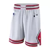 Men's Chicago Bulls White Basketball Shorts - Association Edition - acejersey