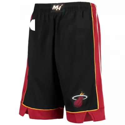 Men's Miami Heat Black Basketball Shorts 2020/21 - Icon Edition - acejersey