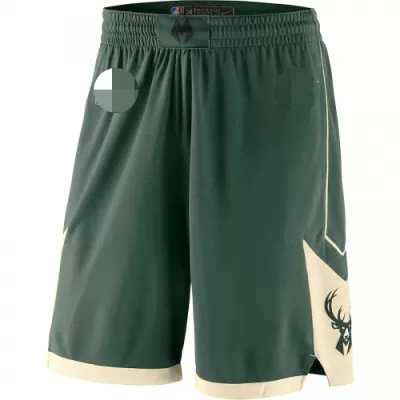 Men's Milwaukee Bucks Green Basketball Shorts 2019/20 - Icon Edition - acejersey