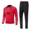 Liverpool 1/4 Zip Red Tracksuit Kit(Top+Pants) 2022/23 for Adults - acejersey