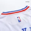 Men's Philadelphia 76ers Tyrese Maxey #0 White Swingman Jersey 2021/22 - Icon Edition - acejersey