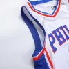 Men's Philadelphia 76ers Tyrese Maxey #0 White Swingman Jersey 2021/22 - Icon Edition - acejersey