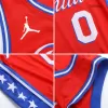 Men's Philadelphia 76ers Tyrese Maxey #0 Red Swingman Jersey - Icon Edition - acejersey