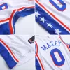 Men's Philadelphia 76ers Tyrese Maxey #0 White Swingman Jersey 2021/22 - Icon Edition - acejersey