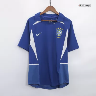 Brazil Away Retro Soccer Jersey 2002 - acejersey