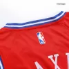 Men's Philadelphia 76ers Tyrese Maxey #0 Red Swingman Jersey - Icon Edition - acejersey