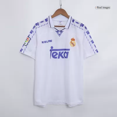 Real Madrid Home Retro Soccer Jersey 1996/97 - acejersey