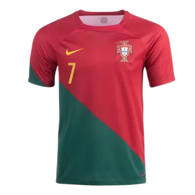 Men's Portugal RONALDO #7 Home Jersey World Cup 2022 - acejersey