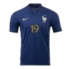 Men's France BENZEMA #19 Home Jersey World Cup 2022 - Fans Version - acejersey