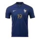 Men's France BENZEMA #19 Home Jersey World Cup 2022 - Fans Version - acejersey