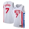 Men's Brooklyn Nets Kevin Durant #7 White 2022/23 Swingman Jersey - Classic Edition - acejersey