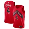 Men's Toronto Raptors Scottie Barnes #4 Red Swingman Jersey 2022/23 - Icon Edition - acejersey