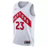 Men's Toronto Raptors Fred VanVleet #23 White Swingman Jersey - Association Edition - acejersey