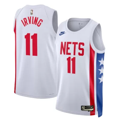 Men's Brooklyn Nets Kyrie Irving #11 White 2022/23 Swingman Jersey - Classic Edition - acejersey