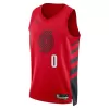 Men's Portland Trail Blazers Damian Lillard #0 Red Swingman Jersey 22/23 - Statement Edition - acejersey