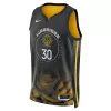 Men's Golden State Warriors Stephen Curry #30 Black Swingman Jersey 2022/23 - City Edition - acejersey