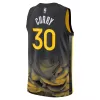 Men's Golden State Warriors Stephen Curry #30 Black Swingman Jersey 2022/23 - City Edition - acejersey