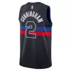 Men's Detroit Pistons Cade Cunningham #2 Black Swingman Jersey 2022/23 - Statement Edition - acejersey