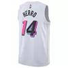 Men's Miami Heat Tyler Herro #14 White Swingman Jersey 22/23 - City Edition - acejersey