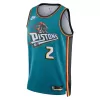 Men's Detroit Pistons Cade Cunningham #2 Blue Swingman Jersey 2022/23 - Classic Edition - acejersey