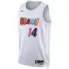 Men's Miami Heat Tyler Herro #14 White Swingman Jersey 22/23 - City Edition - acejersey