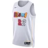 Men's Miami Heat Jimmy Butler #22 White Swingman Jersey 22/23 - City Edition - acejersey