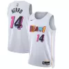 Men's Miami Heat Tyler Herro #14 White Swingman Jersey 22/23 - City Edition - acejersey