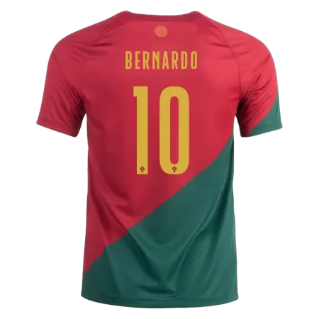 Men's Portugal BERNARDO #10 Home Jersey World Cup 2022 - acejersey