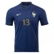 Men's France KANTE #13 Home Jersey World Cup 2022 - Fans Version - acejersey