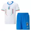 Kid's Italy Away Jerseys Kit(Jersey+Shorts) 2022 - acejersey