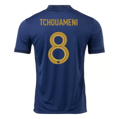 Men's France TCHOUAMENI #8 Home Jersey World Cup 2022 - Fans Version - acejersey