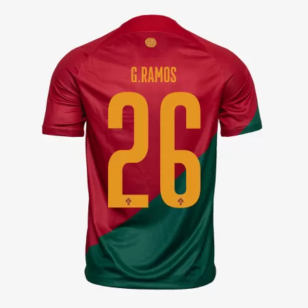 Men's Portugal G.RAMOS #26 Home Jersey World Cup 2022 - acejersey