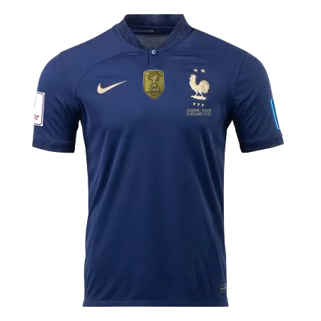 Men's France Home Soccer Jersey World Cup 2022 Final - Fans Version - acejersey
